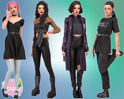 Plus, you’ll never be without options again, with 12 swatches and a sexy, figure-flattering design. . Sims 4 cc alternative clothes